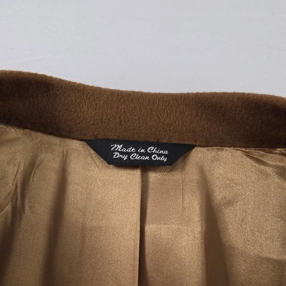 Haspel Blazer Sport‎ Coat B1002 100% Cashmere 2-Button 46L Camel Brown Luxury